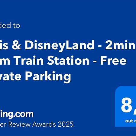 Paris & Disneyland - 2Min From Train Station - Free Private Parking Villiers-sur-Marne Extérieur photo