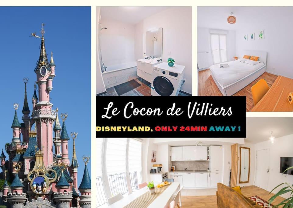Paris & Disneyland - 2Min From Train Station - Free Private Parking Villiers-sur-Marne Extérieur photo
